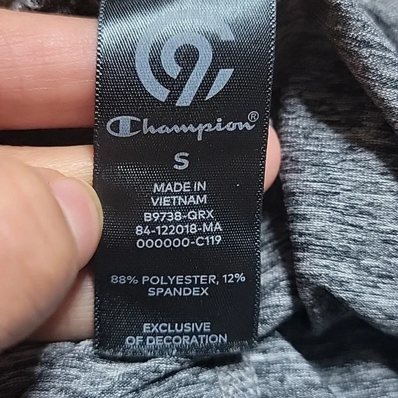 Champion capri size s color gray and black good condition - Picture 10 of 10